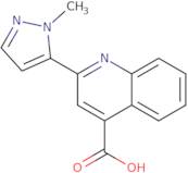 2-(1-Methyl-1H-pyrazol-5-yl)quinoline-4-carboxylic acid