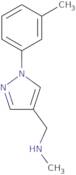 N-Methyl-N-{[1-(3-methylphenyl)-1H-pyrazol-4-yl]methyl}amine hydrochloride