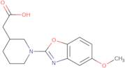 [1-(5-Methoxy-1,3-benzoxazol-2-yl)piperidin-3-yl]acetic acid