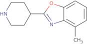 4-Methyl-2-piperidin-4-yl-1,3-benzoxazole