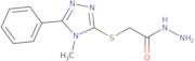 2-[(4-Methyl-5-phenyl-4H-1,2,4-triazol-3-yl)thio]acetohydrazide