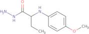 2-[(4-Methoxyphenyl)amino]butanohydrazide