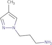 3-(4-Methyl-1H-pyrazol-1-yl)propan-1-amine