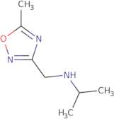 N-[(5-Methyl-1,2,4-oxadiazol-3-yl)methyl]propan-2-amine hydrochloride