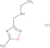 N-[(5-Methyl-1,2,4-oxadiazol-3-yl)methyl]ethanamine hydrochloride