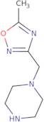 1-[(5-Methyl-1,2,4-oxadiazol-3-yl)methyl]piperazine
