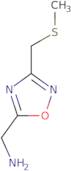 {3-[(Methylthio)methyl]-1,2,4-oxadiazol-5-yl}methylamine hydrochloride