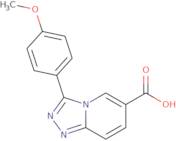 3-(4-Methoxyphenyl)[1,2,4]triazolo[4,3-a]pyridine-6-carboxylic acid