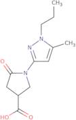 1-(5-Methyl-1-propyl-1H-pyrazol-3-yl)-5-oxopyrrolidine-3-carboxylic acid