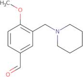 4-Methoxy-3-(piperidin-1-ylmethyl)benzaldehyde