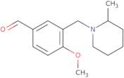 4-Methoxy-3-[(2-methylpiperidin-1-yl)methyl]benzaldehyde