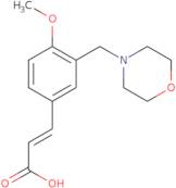 (2E)-3-[4-Methoxy-3-(morpholin-4-ylmethyl)phenyl]acrylic acid