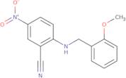 2-[(2-Methoxybenzyl)amino]-5-nitrobenzonitrile