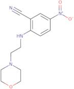 2-[(2-Morpholin-4-ylethyl)amino]-5-nitrobenzonitrile