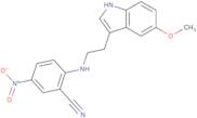 2-{[2-(5-Methoxy-1H-indol-3-yl)ethyl]amino}-5-nitrobenzonitrile