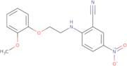 2-{[2-(2-Methoxyphenoxy)ethyl]amino}-5-nitrobenzonitrile