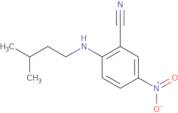 2-[(3-Methylbutyl)amino]-5-nitrobenzonitrile