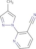 2-(4-Methyl-1H-pyrazol-1-yl)nicotinonitrile