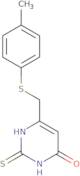 2-Mercapto-6-{[(4-methylphenyl)thio]methyl}pyrimidin-4(3H)-one