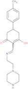 5-(4-Methylphenyl)-2-[(2-piperazin-1-ylethylamino)methylidene]cyclohexane-1,3-dione