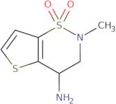 2-Methyl-3,4-dihydro-2H-thieno[2,3-e][1,2]thiazin-4-amine 1,1-dioxide