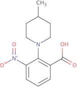 2-(4-Methylpiperidin-1-yl)-3-nitrobenzoic acid