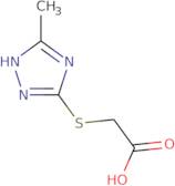 [(3-Methyl-1H-1,2,4-triazol-5-yl)thio]acetic acid