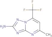 5-Methyl-7-(trifluoromethyl)[1,2,4]triazolo[1,5-a]pyrimidin-2-amine