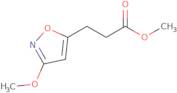 Methyl 3-(3-methoxyisoxazol-5-yl)propanoate