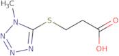 3-[(1-Methyl-1H-tetrazol-5-yl)thio]propanoic acid
