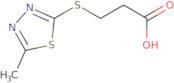 3-[(5-Methyl-1,3,4-thiadiazol-2-yl)thio]propanoic acid