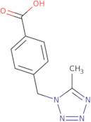 4-[(5-Methyl-1H-tetrazol-1-yl)methyl]benzoic acid