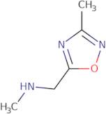 N-Methyl-N-[(3-methyl-1,2,4-oxadiazol-5-yl)methyl]amine