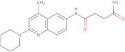 4-[(4-Methyl-2-piperidin-1-ylquinolin-6-yl)amino]-4-oxobutanoic acid