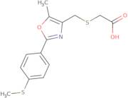 [({5-Methyl-2-[4-(methylthio)phenyl]-1,3-oxazol-4-yl}methyl)thio]acetic acid