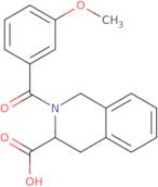 2-(3-Methoxybenzoyl)-1,2,3,4-tetrahydroisoquinoline-3-carboxylic acid