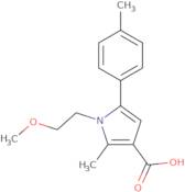 1-(2-Methoxyethyl)-2-methyl-5-(4-methylphenyl)-1H-pyrrole-3-carboxylic acid