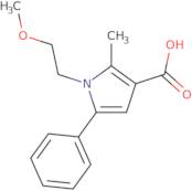 1-(2-Methoxyethyl)-2-methyl-5-phenyl-1H-pyrrole-3-carboxylic acid