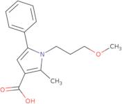 1-(3-Methoxypropyl)-2-methyl-5-phenyl-1H-pyrrole-3-carboxylic acid