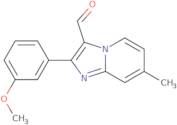 2-(3-Methoxyphenyl)-7-methylimidazo[1,2-a]pyridine-3-carbaldehyde