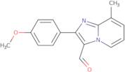 2-(4-Methoxyphenyl)-8-methylimidazo[1,2-a]pyridine-3-carbaldehyde