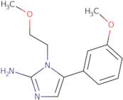 1-(2-Methoxyethyl)-5-(3-methoxyphenyl)-1H-imidazol-2-amine