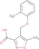 5-Methyl-4-[(2-methylphenoxy)methyl]isoxazole-3-carboxylic acid