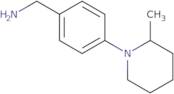 1-[4-(2-Methylpiperidin-1-yl)phenyl]methanamine