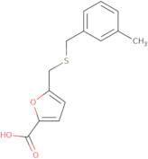 5-{[(3-Methylbenzyl)thio]methyl}-2-furoic acid