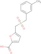 5-{[(3-Methylbenzyl)sulfonyl]methyl}-2-furoic acid