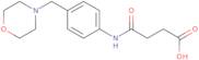 4-{[4-(Morpholin-4-ylmethyl)phenyl]amino}-4-oxobutanoic acid