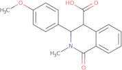 3-(4-Methoxyphenyl)-2-methyl-1-oxo-1,2,3,4-tetrahydroisoquinoline-4-carboxylic acid