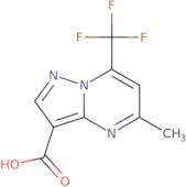 5-Methyl-7-(trifluoromethyl)pyrazolo[1,5-a]pyrimidine-3-carboxylic acid