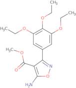 Methyl 5-amino-3-(3,4,5-triethoxyphenyl)isoxazole-4-carboxylate